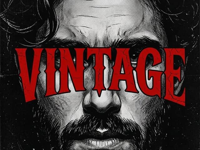 Create a high-contrast vintage underground editorial poster