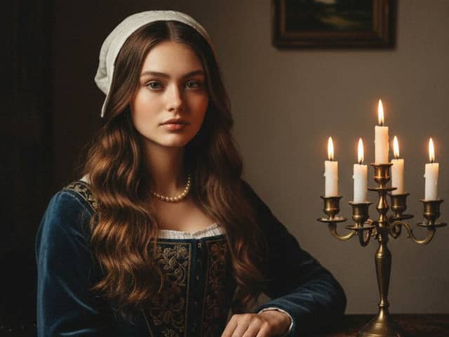 Vermeer-Style Cinematic Portrait with Modern Twist