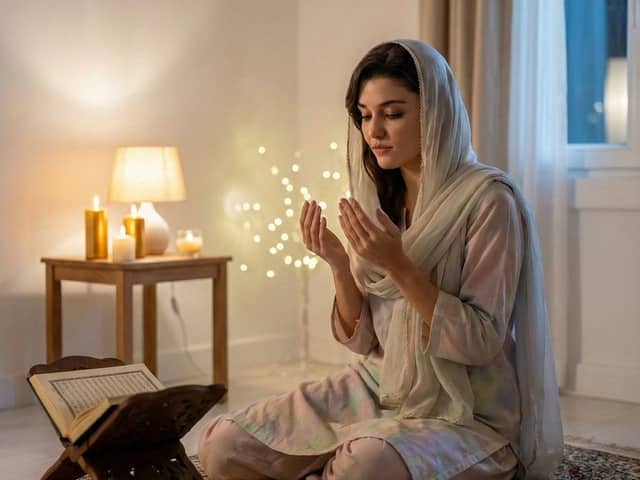 Hande Erçel in Prayer for Shab-e-Barat