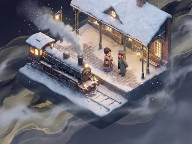 Anna Karenina Diorama Poster in DreamWorks Style