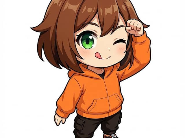 Chibi Character 'Tehepero' Pose Generation Prompt