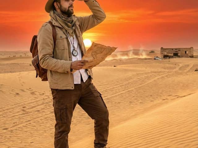 Documentação da Cena: Explorador Cinematográfico do Deserto