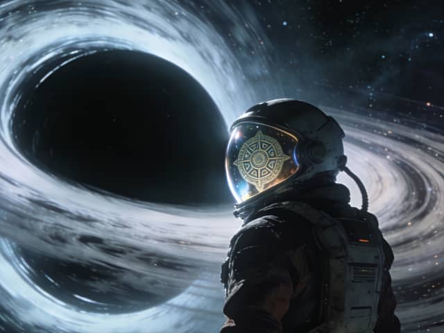 Cinematic Sci-Fi Movie Poster "CHRONOS"