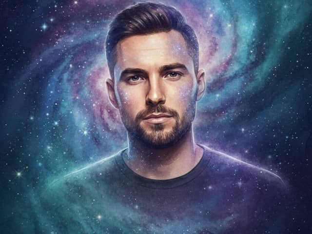 Cosmic Galaxy Watercolor Portrait (Identity Preservation)