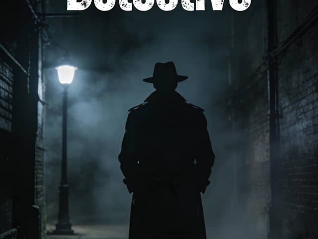 Crime Novel Book Cover "The Shadow Detective"