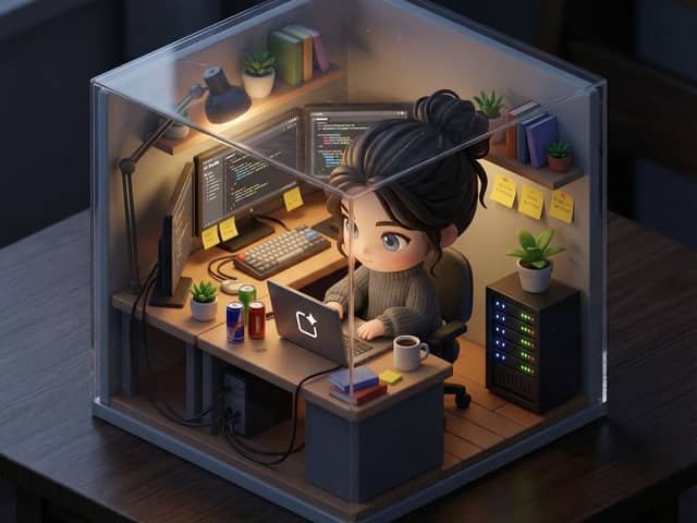 Cute Chibi Diorama Lamp Generator