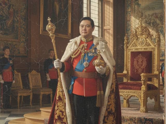 Detailed Oil Painting Prompt for a Regal King Portrait