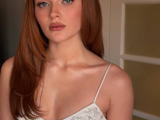Ethereal Sadie Sink Portrait in Miu Miu