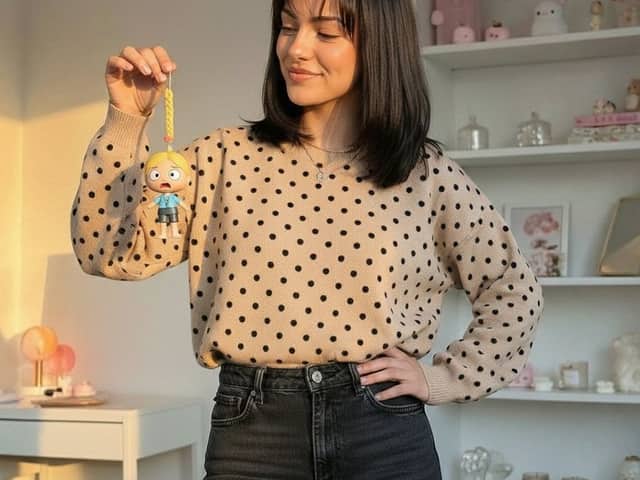 Golden Hour Lifestyle Portrait with Hanging Doll