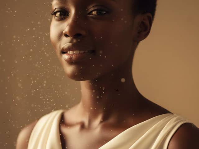 High-Fashion African Female Editorial Portrait Prompt
