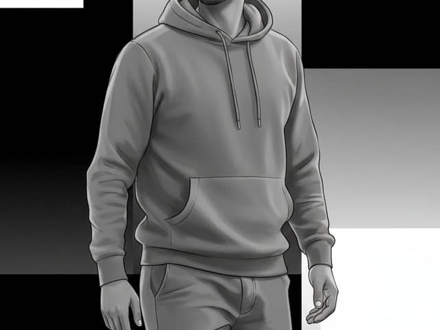 High-Fashion Monochrome Vector Illustration Prompt