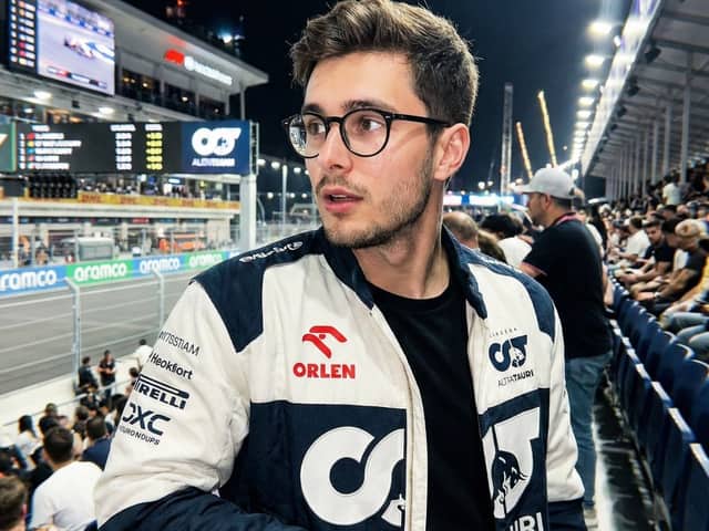 Hyper-Realistic Candid Night Race Photo with iPhone Flash Aesthetic