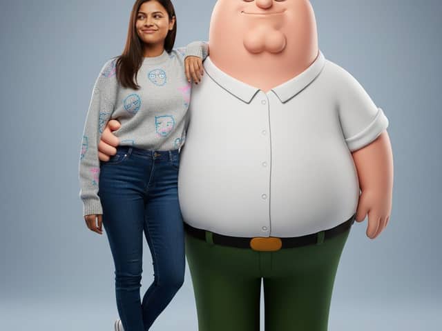 Hyper-realistic Portrait with Family Guy 3D Characters