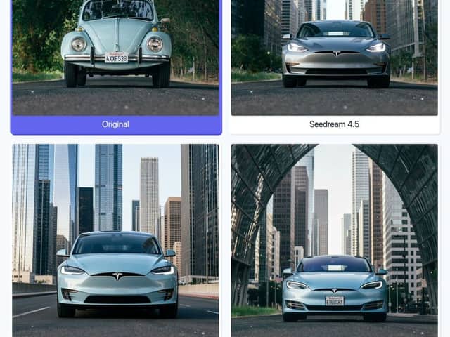 Image Editing: Car and Background Transformation