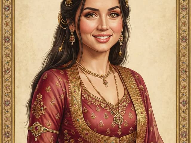 Indian Miniature Painting from Photo Reference