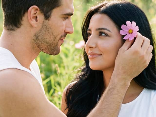 Intimate Golden Hour Romantic Film Still Prompt for Nano Banana Pro