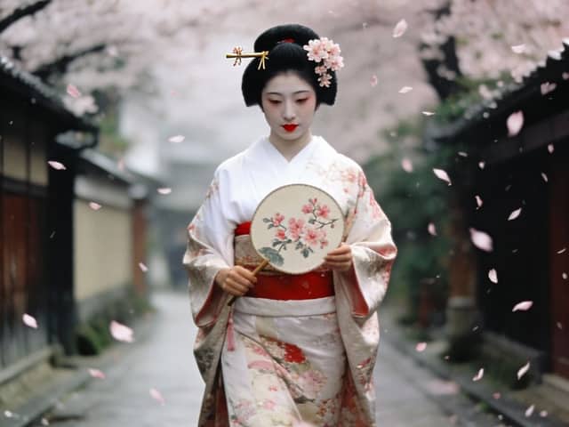Kyoto Geisha Moment