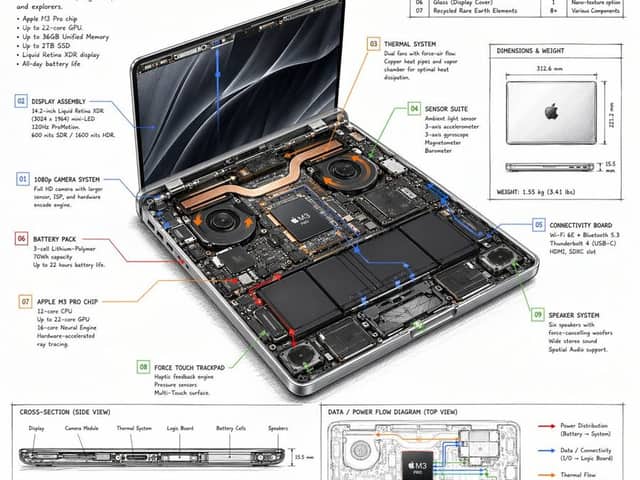 Infographic Tổng quan Kỹ thuật Laptop