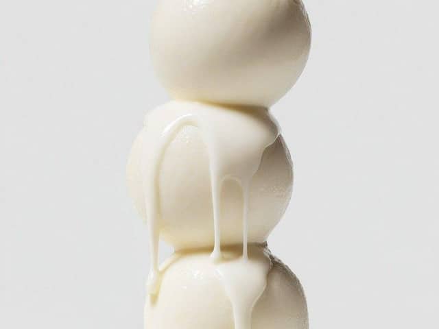 Macro Food Photography Prompt with Dripping Liquid