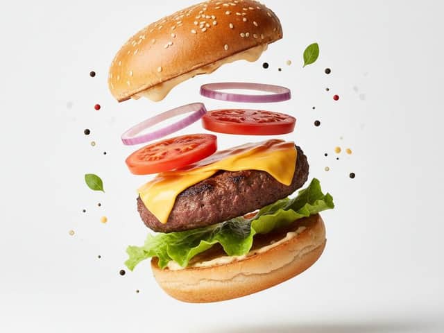 Macro Product Photography for Floating Food
