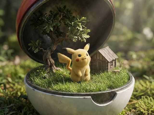 Miniature World Diorama Inside a Sphere