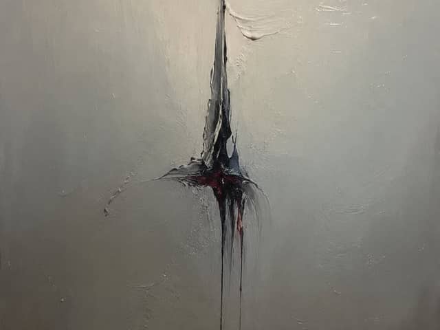 Minimalist Soyut Parlak Yağlı Boya Tablo
