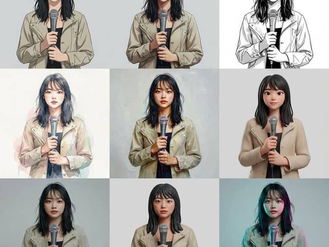 Multi-Cut Image Generation with Style Variation