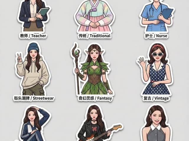 Multi-Style Sticker Pack Generator