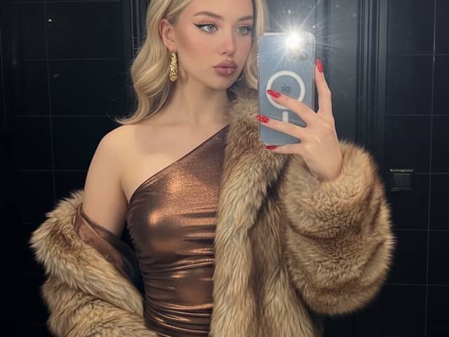 Nightlife Glamour Mirror Selfie with Flash