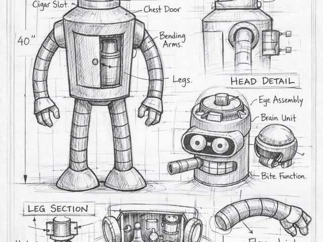 Pencil Sketch Schematic
