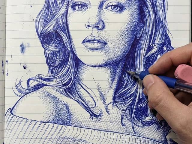 Prompt de Esboço de Desenho de Linha Estilo Foto