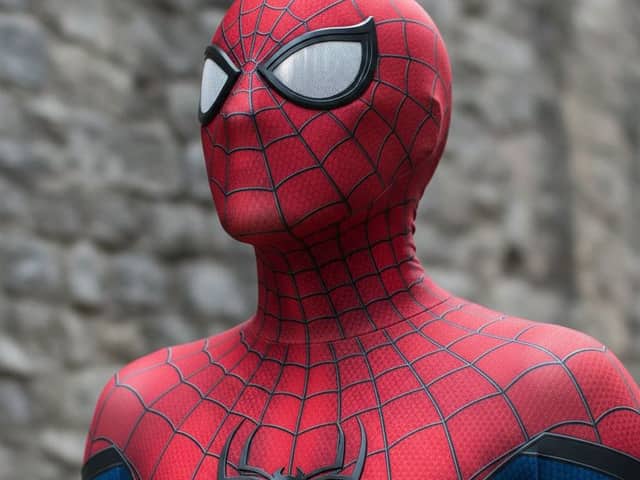 Photorealistic Close-Up of Spider-Man Cosplay