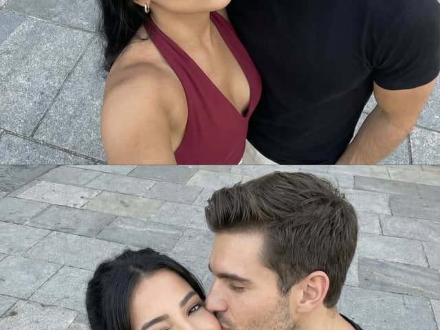 Photorealistic Couple Selfie Grid with Identity Lock
