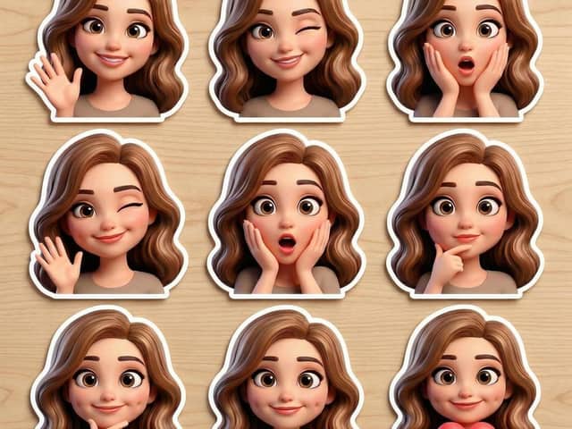Autocollants d'avatar style Pixar avec verrouillage d'identité