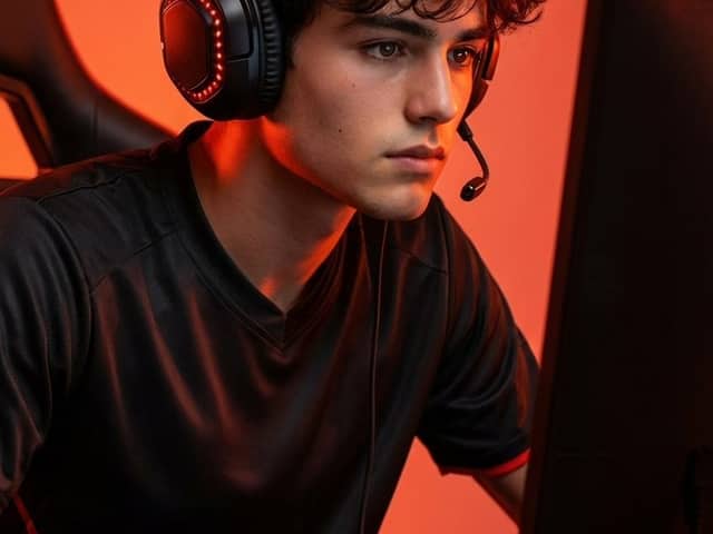 Premium Esports Gamer Portrait Prompt