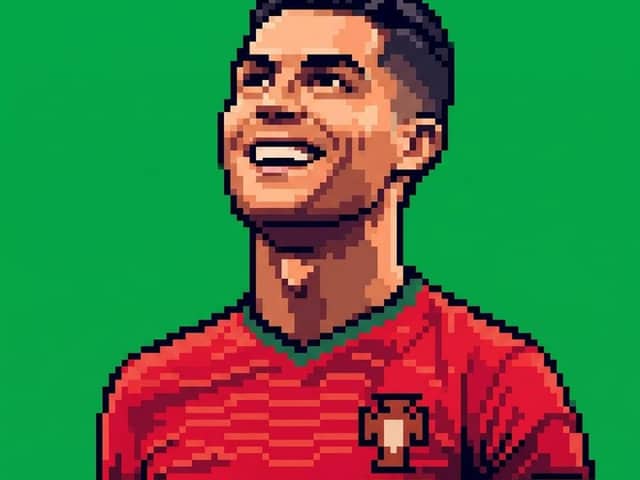 Immagine del profilo in stile pixel art retrò