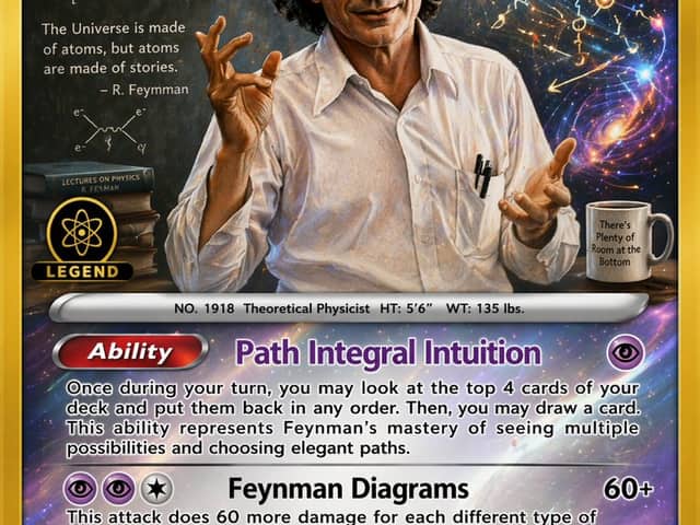 Richard Feynman Psişik Koleksiyon Kartı