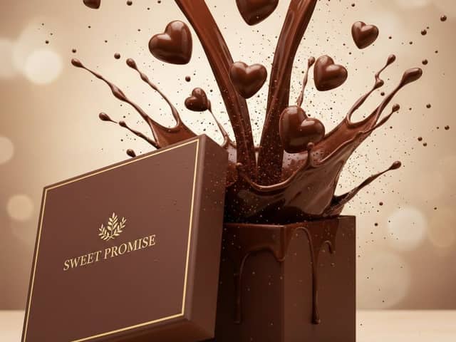 Sensual Luxury Chocolate Commercial Scene