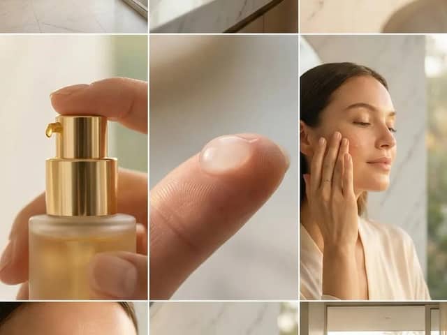 Skincare Editorial Photography Collage Prompt
