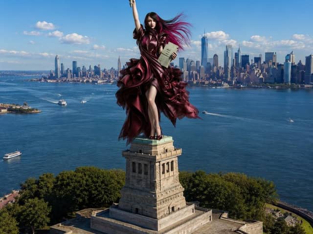 Substituição de Sujeito na Estátua da Liberdade