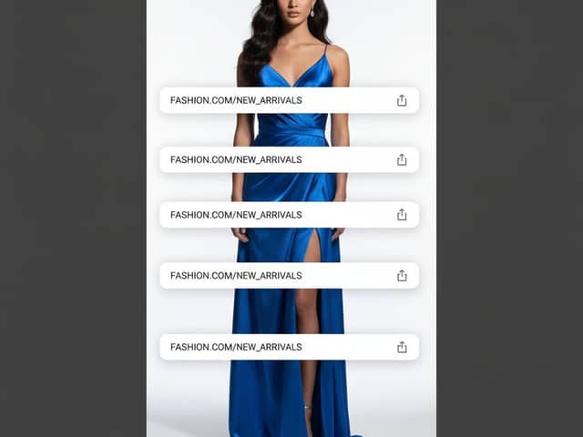 Studio Portrait with Digital UI Overlay