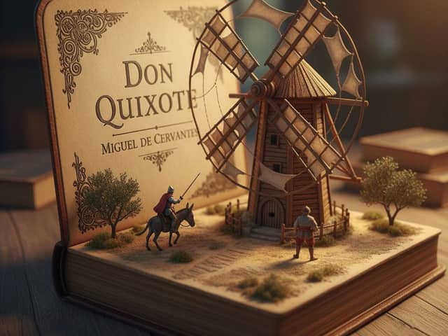 Surreal Diorama and Don Quixote Miniature Prompts