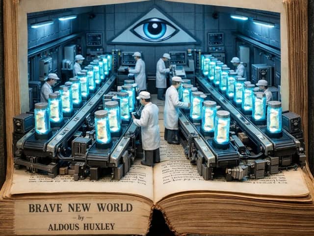 Surreal Diorama from 'Brave New World'