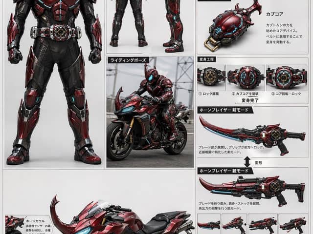Folha de Referência de Herói Tokusatsu