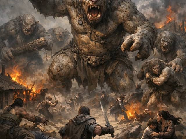 Troll Horde Attack Visualization Prompt (Japanese)