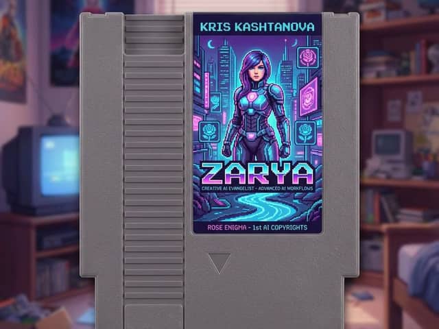 Turn a social bio into a NES cartridge cover