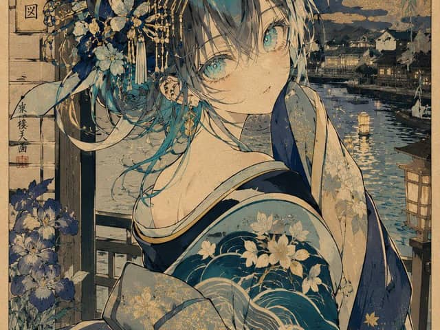 Transformation de personnage en style Ukiyo-e