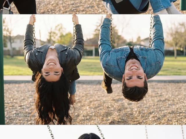 Ultra-Photorealistic Cinematic Couple Triptych Storyboard