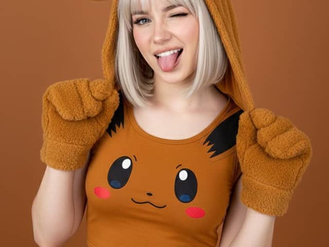 Ultra-photorealistic Eevee Cosplay Portrait