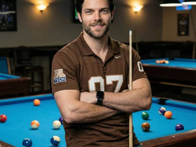 Ultra-Realistic Billiards Player Portrait